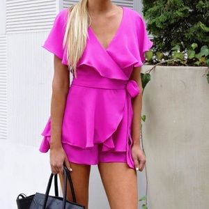 Fuchsia Romper!